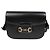 Horsebit 1955 Gucci Piccola borsa a tracolla in pelle Horsebit nera Nero