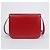 Céline Piccola borsa a tracolla in pelle Classic Box Rosso Argento - vista 3