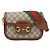 Horsebit 1955 Gucci Petit sac à bandoulière Horsebit GG Marron