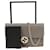 Gucci Interlocking Mini Wallet Chain Bag Grau Braun