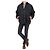 Acne Crinkle Denim Jacke Schwarz - Ansicht 12