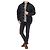 Acne Crinkle Denim Jacke Schwarz - Ansicht 16