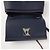 Louis Vuitton Leder-Tote-Schultertasche Navy Blau - Ansicht 8