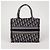 Dior Small Book Tote Bag Oblique Navy Blu - vista 4