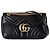 Gucci Borsa a tracolla GG Marmont Small Matelassé nera Nero