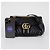 Gucci Borsa a tracolla GG Marmont Small Matelassé nera Nero - vista 6
