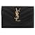 Saint Laurent Monogramm Envelope Kartenetui Schwarz  - Ansicht 1