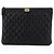 Chanel Clutch Caviar Gold Boy New Medium Nero - vista 2