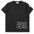 Moncler T-shirt a maniche corte in cotone con stampa logo Nero