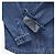 Fendi Denimjacke mit Logo Blau - Ansicht 6