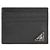 Prada Saffiano Triangle Logo Cardholder Black