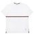 Thom Browne T-Shirt mit kurzen Ärmeln aus Jersey in mittlerem Gewicht mit RWB-Besatz Rot