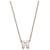 Hermès Pendentif Mini Pop Or Rose Collier pour Femme Rose Dragée  - vue 1