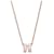Hermès Pendentif Mini Pop Or Rose Collier pour Femme Rose Dragée  - vue 2
