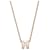 Hermès Pendentif Mini Pop en Or Collier pour Femme Rose Dragee  - vue 1