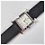 Hermès Heure Uhr Kleines Modell Silberfarbe Epsom Calfskin Armband Schwarz - Ansicht 7