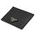 Prada Saffiano Triangle Logo Card Wallet Black - view 6