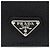 Prada Saffiano Triangle Logo Card Wallet Black - view 9