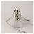Maison Martin Margiela Mini borsa tote in pelle da donna Avorio Bianco - vista 6