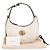 Gucci Mini borsa a tracolla GG Marmont mezzaluna Bianco