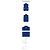Dior Giacca Varsity per BAMBINI in lana e cashmere blu CD - vista 2