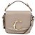 Chloé Mini Borsa a Tracolla Crossbody con Logo Marrone