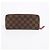 Louis Vuitton Clemence Wallet Damier Ebène Canvas Long Wallet Cherry Brown Braun - Ansicht 3
