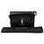 Saint Laurent Borsa a tracolla Sorellino Medium Black con finiture dorate Nero