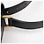 Saint Laurent Borsa a tracolla Sorellino Medium Black con finiture dorate Nero - vista 10