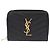 Saint Laurent Cartera redonda compacta Negro