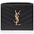 Saint Laurent Cartera redonda compacta Negro - vista 2