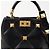 Valentino Roman Stud Small Nappa Leder Handtasche Schwarz - Ansicht 2