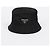 Prada Re-Nylon Bucket Hat mit Triangle Logo Schwarz - Ansicht 2