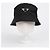 Prada Re-Nylon Bucket Hat mit Triangle Logo Schwarz - Ansicht 7