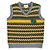 Gucci Fair Isle Jacquard-Wollweste für Kinder (Grün/Gelb) XKDAO Mehrfarben