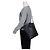 Céline Vertikaler kleiner Leder-Cabas Schultertasche Schwarz - Ansicht 12