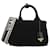Prada Canvas Shopping Bag Schwarz
