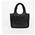 Prada Bolsa Tote de couro napa acolchoado macio preto - vista 3