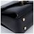 Gucci Interlocking Leather Top Handle Chain Shoulder Bag Schwarz - Ansicht 5