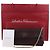 Salvatore Ferragamo Clutch a tracolla in pelle Saffiano bordeaux Rosso
