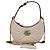 Gucci Mini borsa a tracolla GG Marmont a mezzaluna bianca Bianco