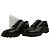 Sandro Scarpe Derby in pelle nera con zip Nero