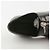 Sandro Scarpe Derby in pelle nera con zip Nero - vista 15