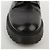 Sandro Scarpe Derby in pelle nera con zip Nero - vista 5