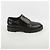 Sandro Scarpe Derby in pelle nera con zip Nero - vista 6
