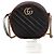 Gucci Borsa a tracolla GG Marmont Mini Round Rosso