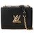 Louis Vuitton Borsa Tote Twist Epi MM Nera Nero