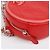 Chanel Borsa a tracolla rotonda con logo CC Rosso - vista 9