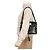 Maison Martin Margiela Mini bolsa de ombro em couro granulado com alça de mão preta - vista 11