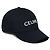 Céline Bestickte Logo-Cap Schwarz